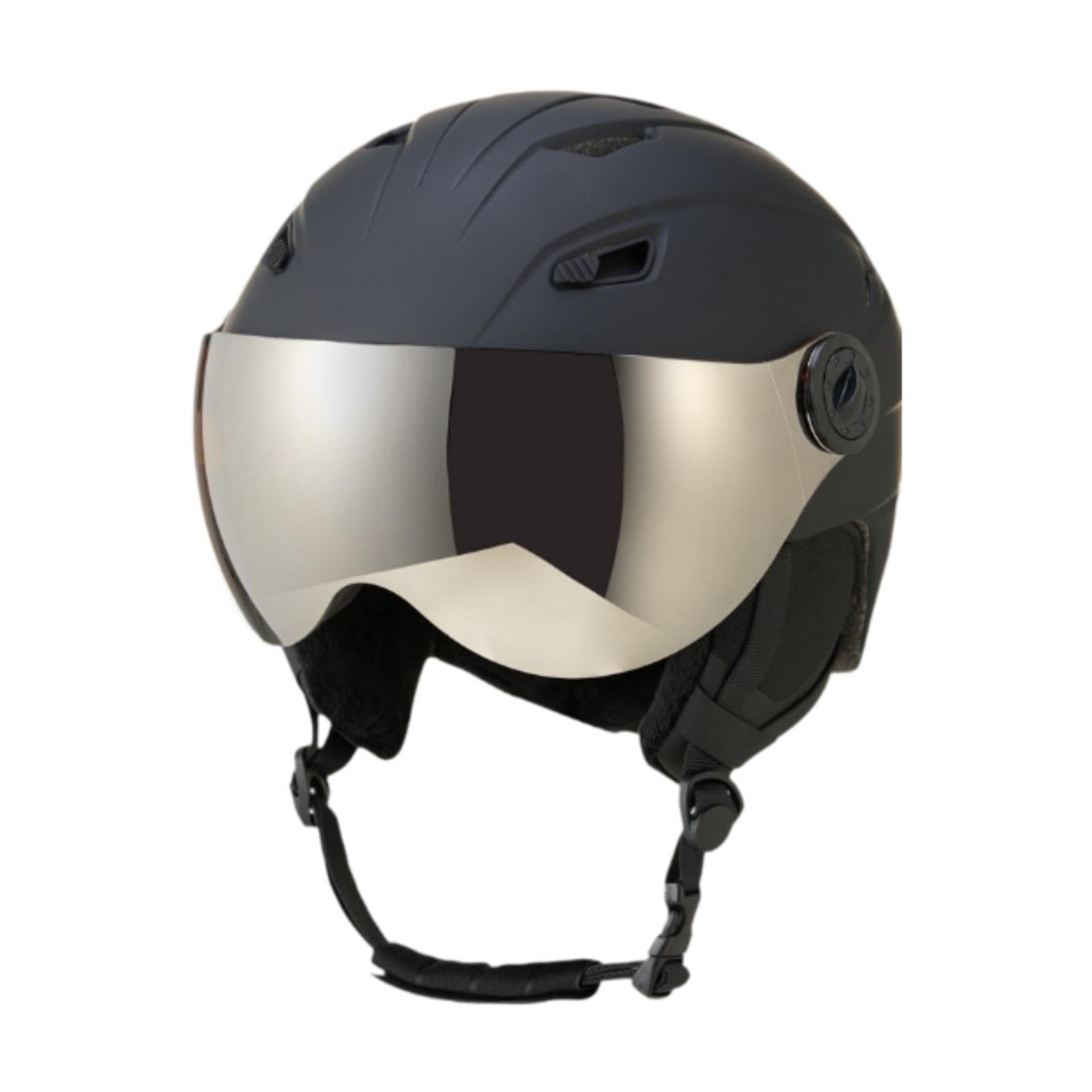 Qianly Casque de Ski avec Visière Intégrée, Taille Réglable, Conception Respirante pour Les Sports de Neige