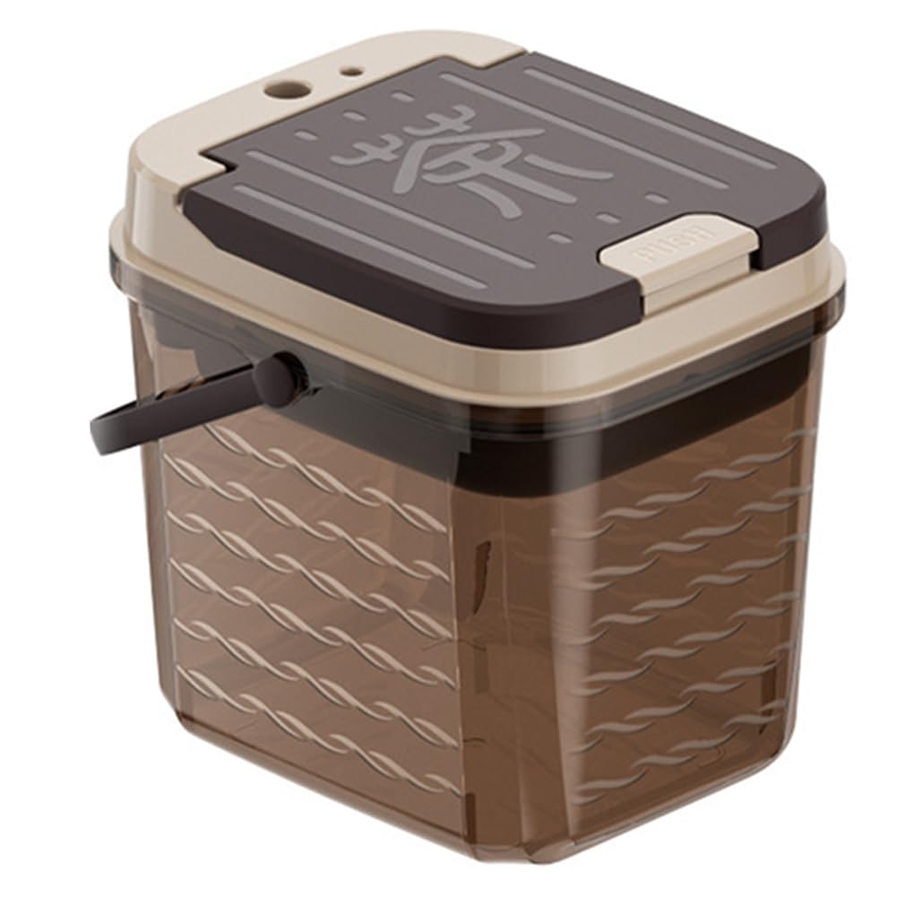 Hndhbfgrt Household Tea Set Waste Water Bucket with Tea Water Separation Drainage System