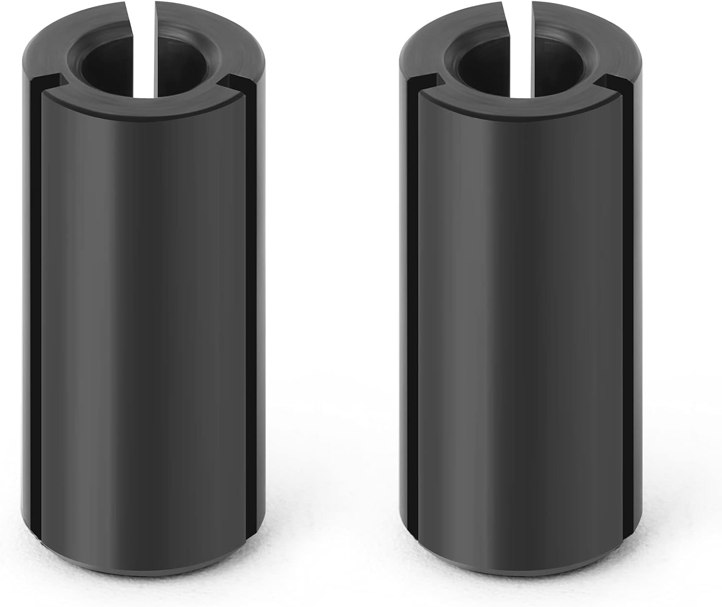 2PCS 1/2" to 1/4" Router Collett Adapter Bit Shank Reduction Sleeve Tools for Woodworking Engaving Machine
