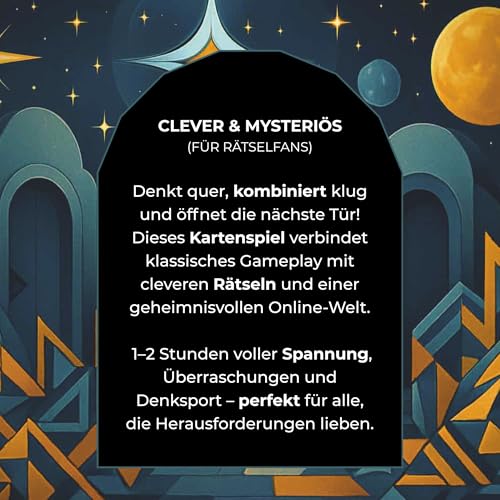 Stadtkrimis Exit Escape Stadtführung We-Escape | Das Kartenspiel Teil II – Das ideale Exit-Escape Game für Zuhause | Zwei spannende Spielvarianten: Rätsel-Abenteuer & Ablegespiel