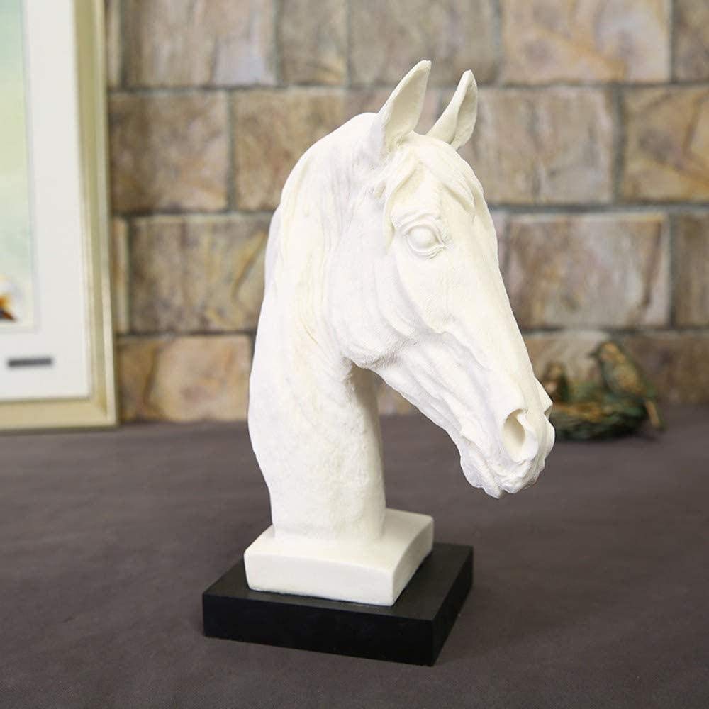 Amazon.co.jp: 像の彫刻 Sculpture Sandstone Horse Head Statue