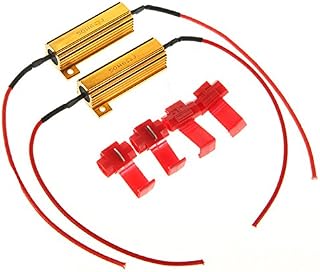 2pcs 50w Load Resistors LED Flash Rate Turn Signals Light Indicator Controllers Brake Running Motorcycle