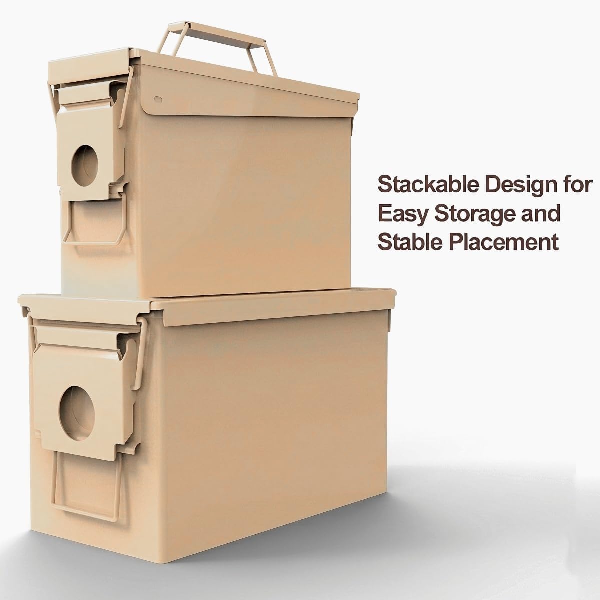 30 & 50 Cal Ammo Can,Metal Ammo Box for Ammunition