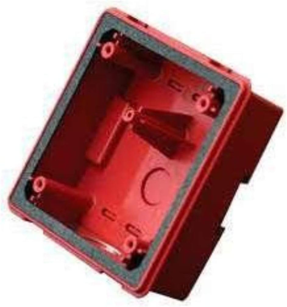 Wheelock WPBB-R Weather Resistant Back-Box, Red For use with