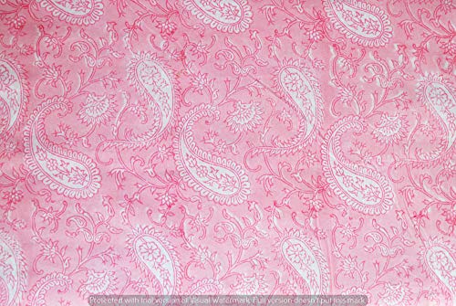 Tissu de coton imprimé indien pour coudre une housse de canapé ou un Kurtis
