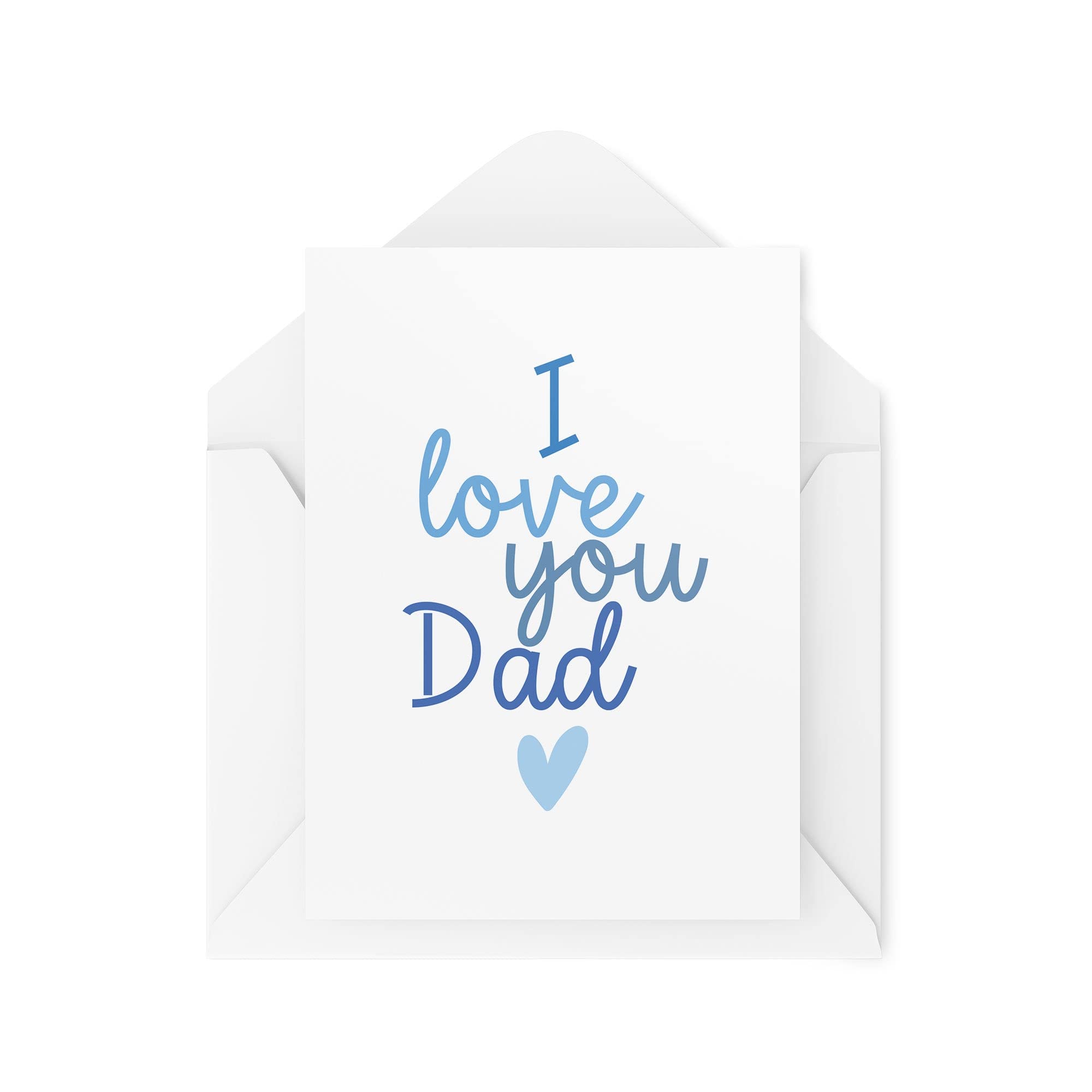 Thoughtful Card for Dad - I love you Dad - Card from Son Daughter - Father's Day Card - Birthday Card - CBH1661