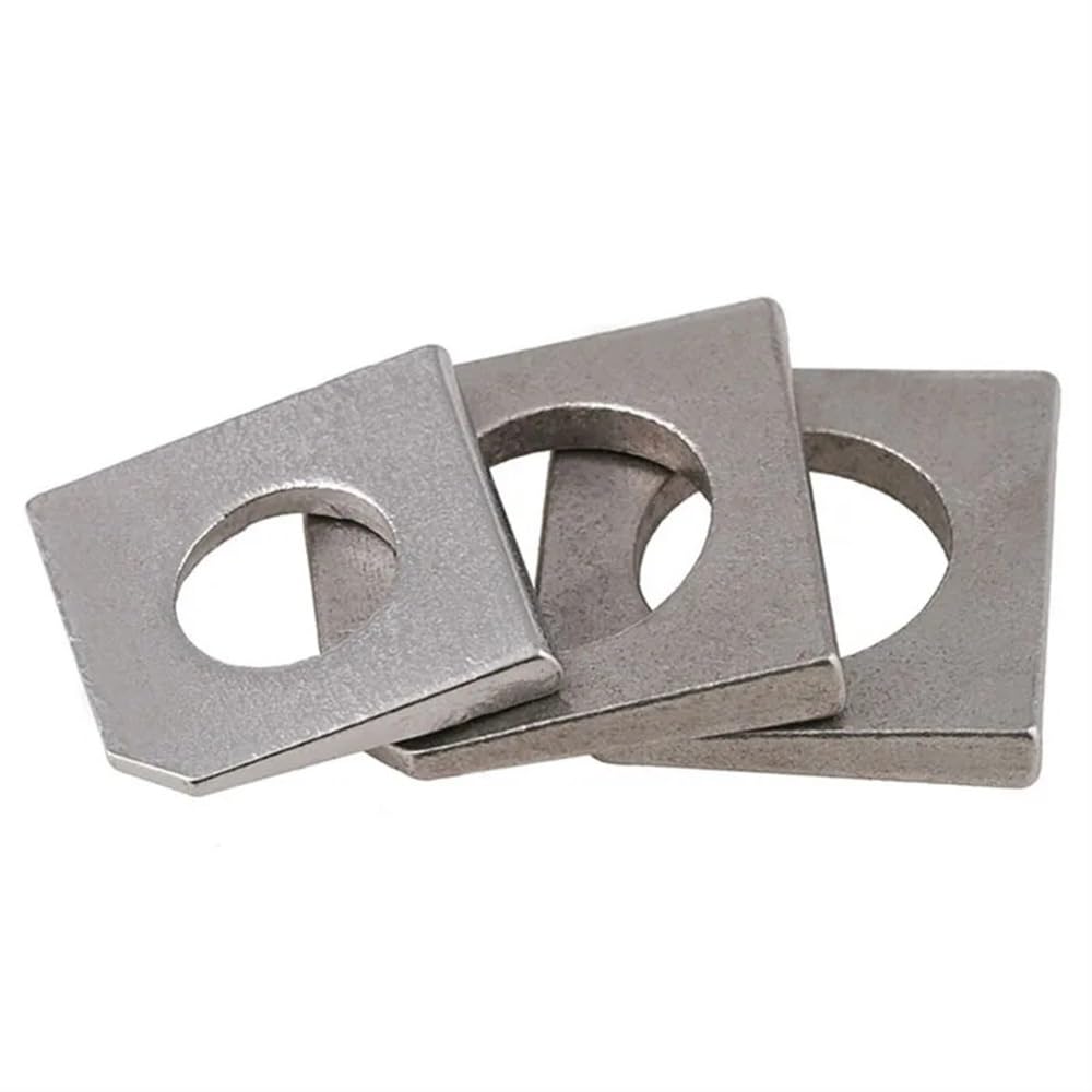Rondelle smussate quadrate Guarnizione conica in acciaio inossidabile 304 per sezione scanalata M6 8 10 12 14 16 18 20 22 24 27 M30 (Color : 5pcs, Size : M27)