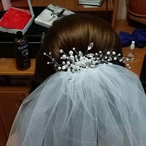 Simsly - Pettine per capelli da sposa, accessorio