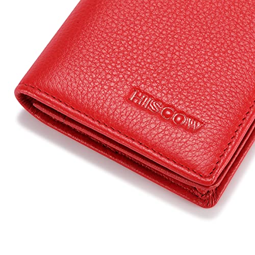 Image of HISCOW Business Card Holder with Large Compartment - Full Grain Leather