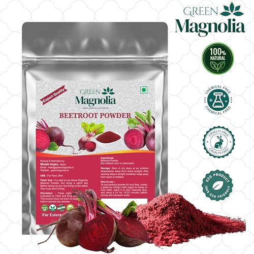 Image of Beetroot Powder for Face & Skin Care Natural & Pure Fine Texture Chemical-Free Helps in Glow & Radiance for Ideal for Face Masks & Skincare (200gm)