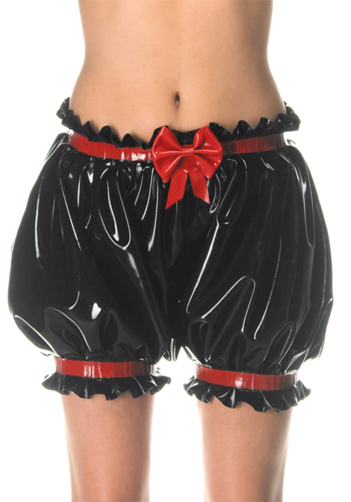 Palace Civet Latex Gummi Rubber Black Medium Bloomers Trousers Pants 0.4mm - black - 3X-Large