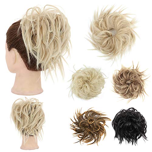 Altaba Messy Bun Hair Piece Tousled Updo Messy Bun Hair Piece with Elastic Rubber Band Tousled Updo Extensions for Women