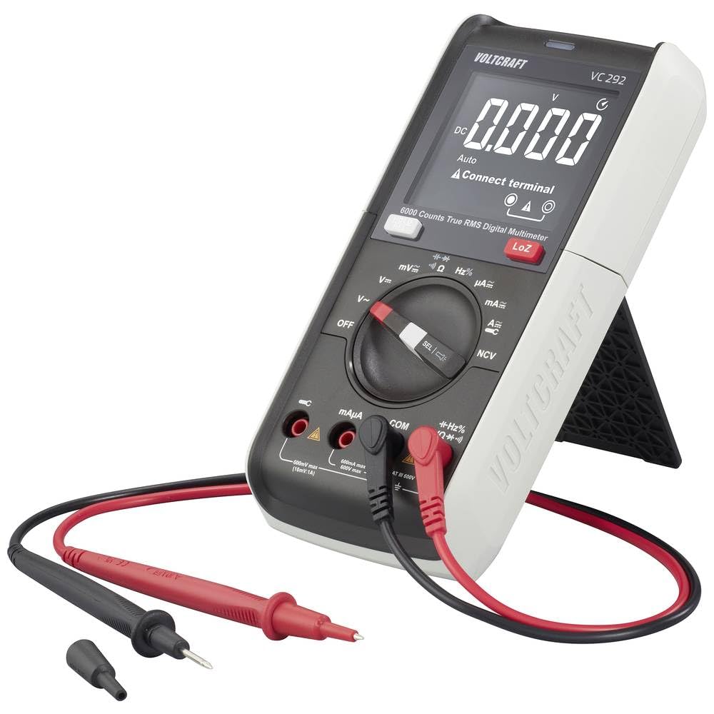 VOLTCRAFT VC292 Hand-Multimeter digital True RMS LoZ CAT III 600 V Anzeige (Counts): 6000