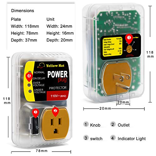 Hvac Yellow Hat SP Surge Protector,Voltage Protector For Home Appliance thumb #7