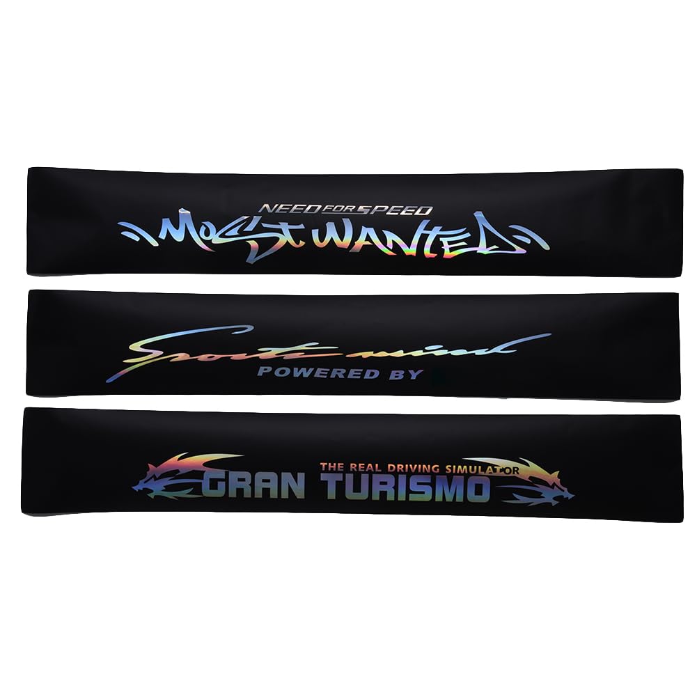 Reflective Windshield Banner Sticker Decal - 8x52 Inch PVC Sunscreen Decorative Lettering For Car Front/Rear Window