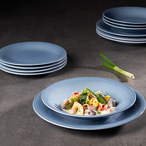 Villeroy & Boch Group - Servicio de mesa Color Loop Lilac de 8 piezas, set de platos de Premium Porcelain para 4… - Imagen 6