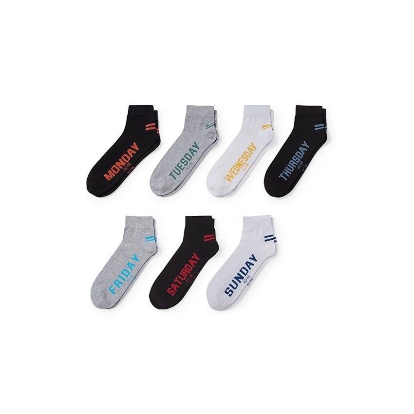 Immagine del prodotto C&A Uomo Calzini alle caviglie Confezione da 7|Confezione multipla nero 39-42