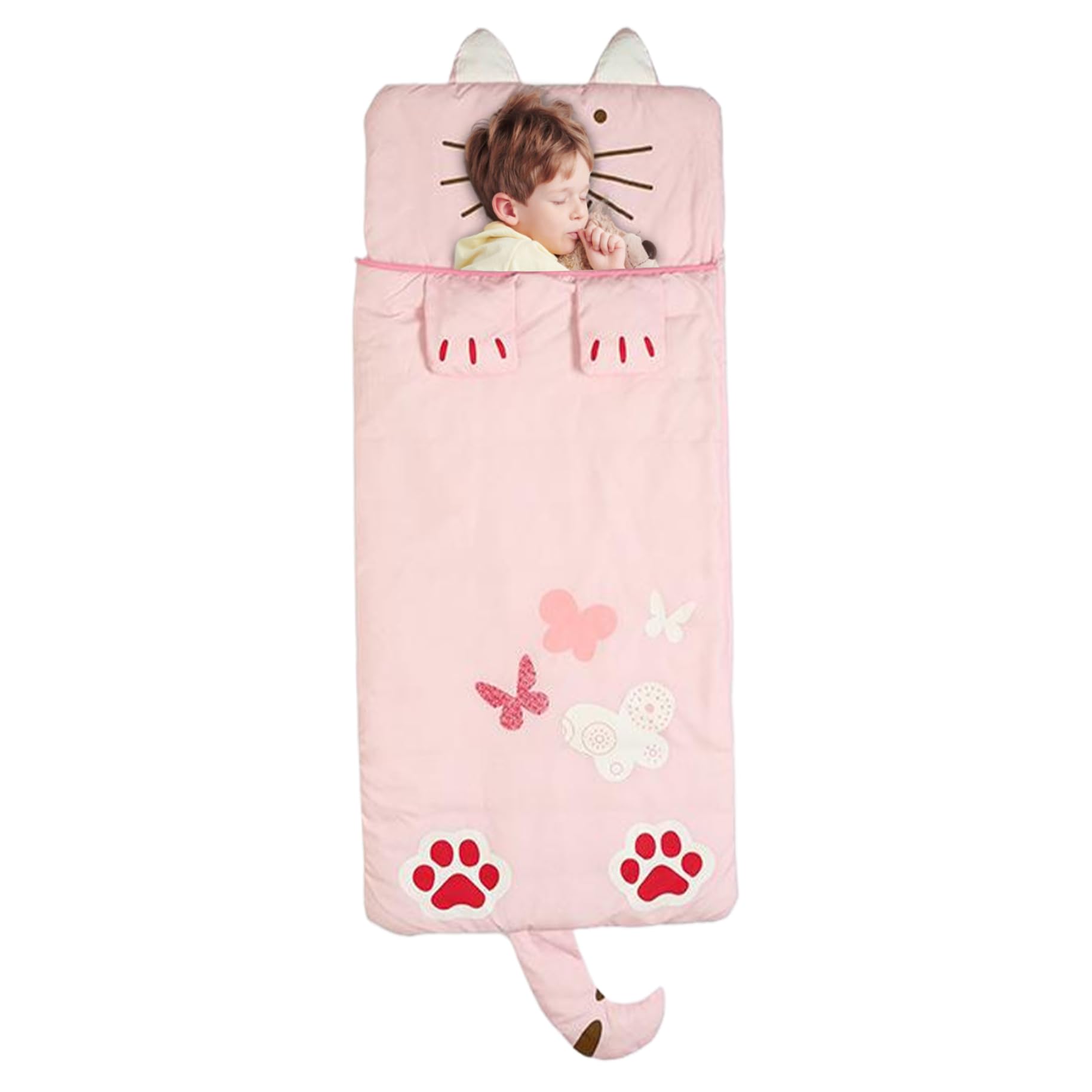 Sac de Sommeil pour Enfants Mat Mat Cozy Sac SORF pour garçons et Filles, de Couchage la Bande dessinée pour Enfants