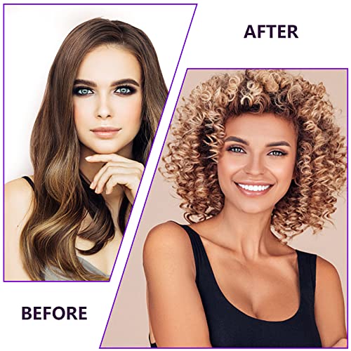 Small Barrel Curling Iron Dshow 9Mm Tourmaline Ceramic Barrel Curling Iron For Short/Long Hair, 3/8 Inch Curling Wand Skinny Hair Curler Iron For Styling #TOP4