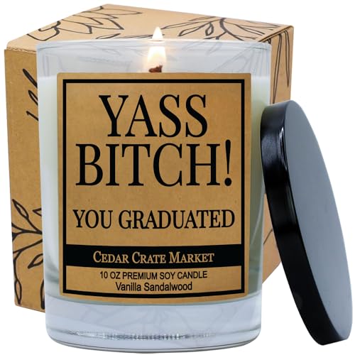 Scented Candle Gifts for Graduation | Funny Graduation Candles Gifts