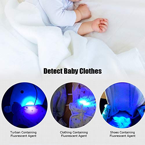 Wnsc Waterproof Wear-Resistant Fluorescent Detection Light, Adjustable Light Spot Size Electric Torch, Mini Portable For Outdoor Use Detect Fluorescent Agent #TOP4