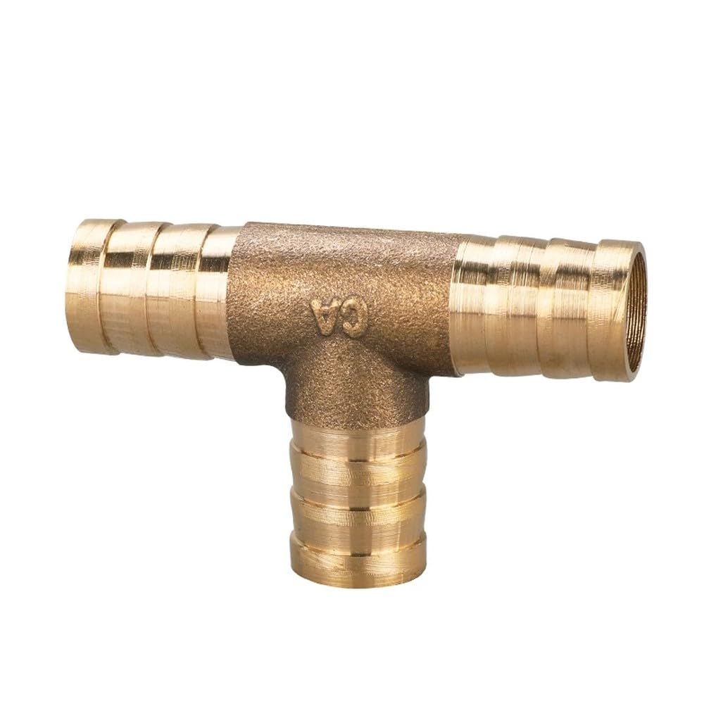 10 conectores de cobre tipo pagoda para tubos de aire, de latón, con acoplamiento de junta de púas, adaptadores para tubos de 4 mm, 5, 6, 8, 10 y 12 m