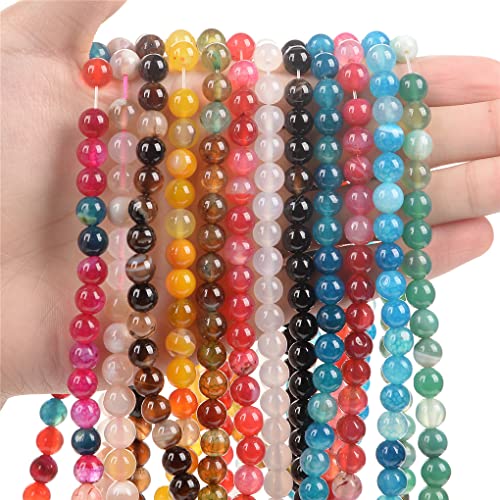 Perles en pierre naturelle agate 6mm pour réussir vos bijoux faits main sans effort - 5
