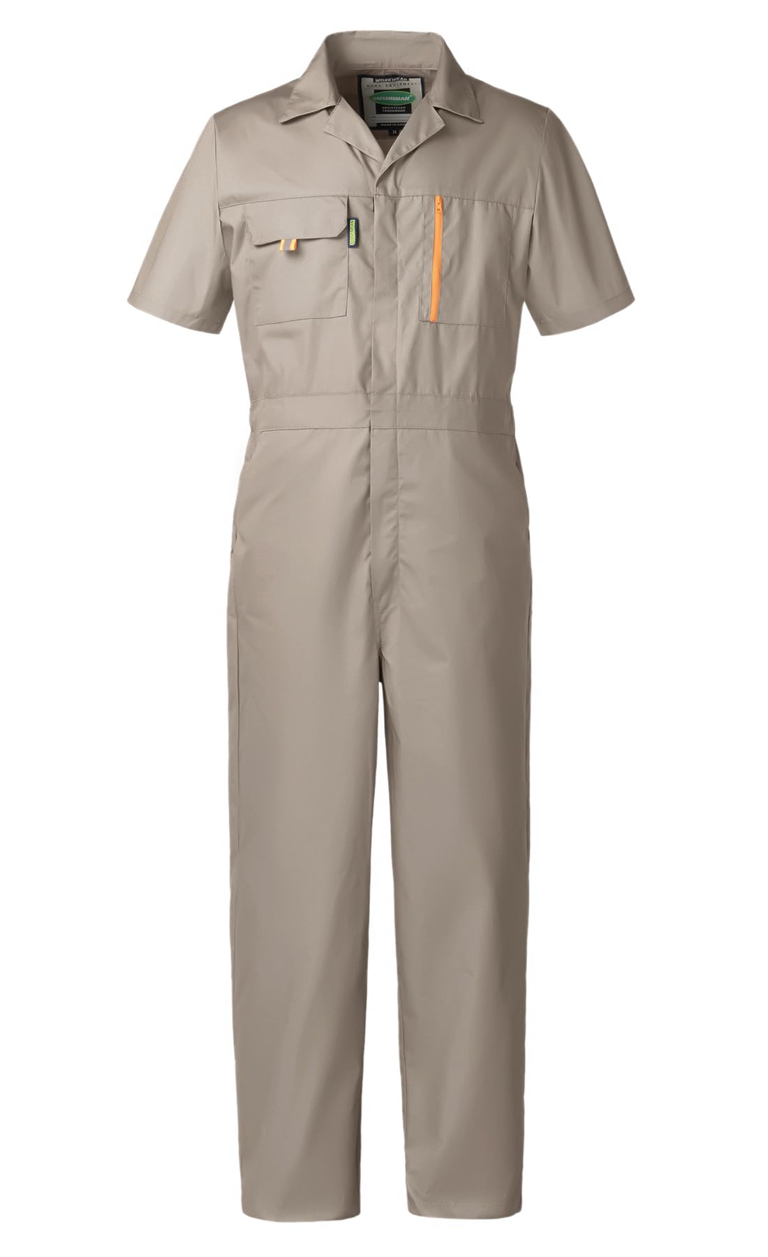 Monos de Manga Corta para Hombre Verano Mono de Trabajo Taller Traje de Trabajo