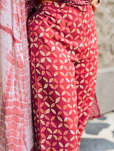Image of MIRCHI FASHION Women's Straight Fit Paisley Printed And Embellished Kurta Set with Dupatta and Trouser