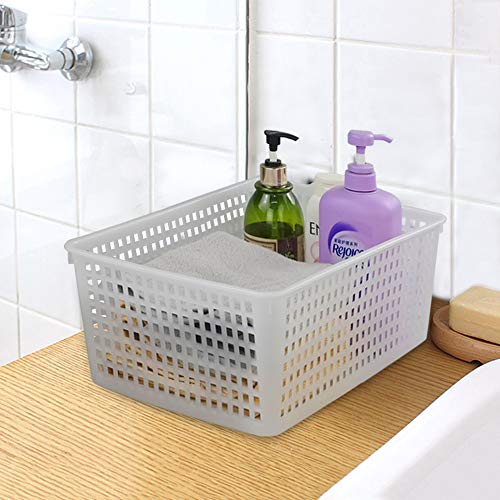 Dynko Cesti Plastica Grandi Set di 4, Trasparenti