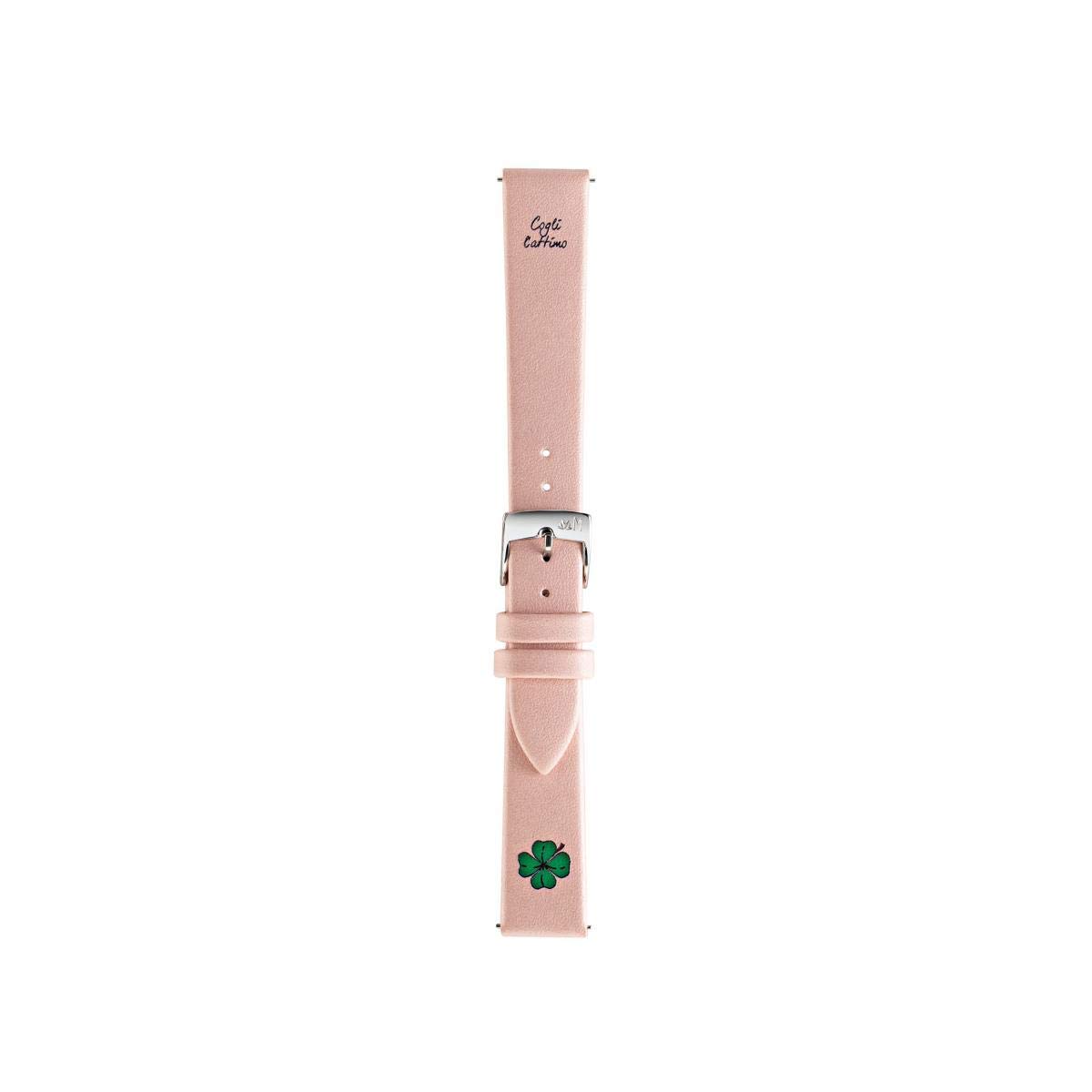 Morellato A01D5331C47 Women's Easy Click Faux Leather Nappa Leather Bracelet, pink, 18mm