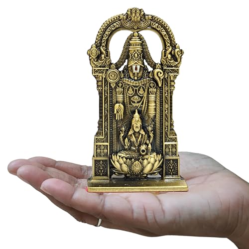 anciently Tirupati Balaji Idol with Lakshmi for Car Dashboard | V...