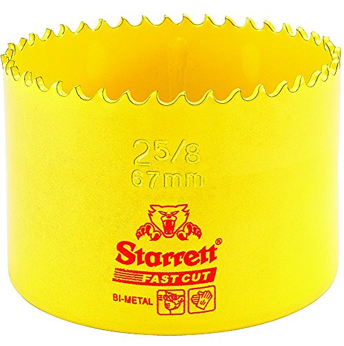 Corona bimetal Fast Cut de 67mm para instalar tubos de ventilación