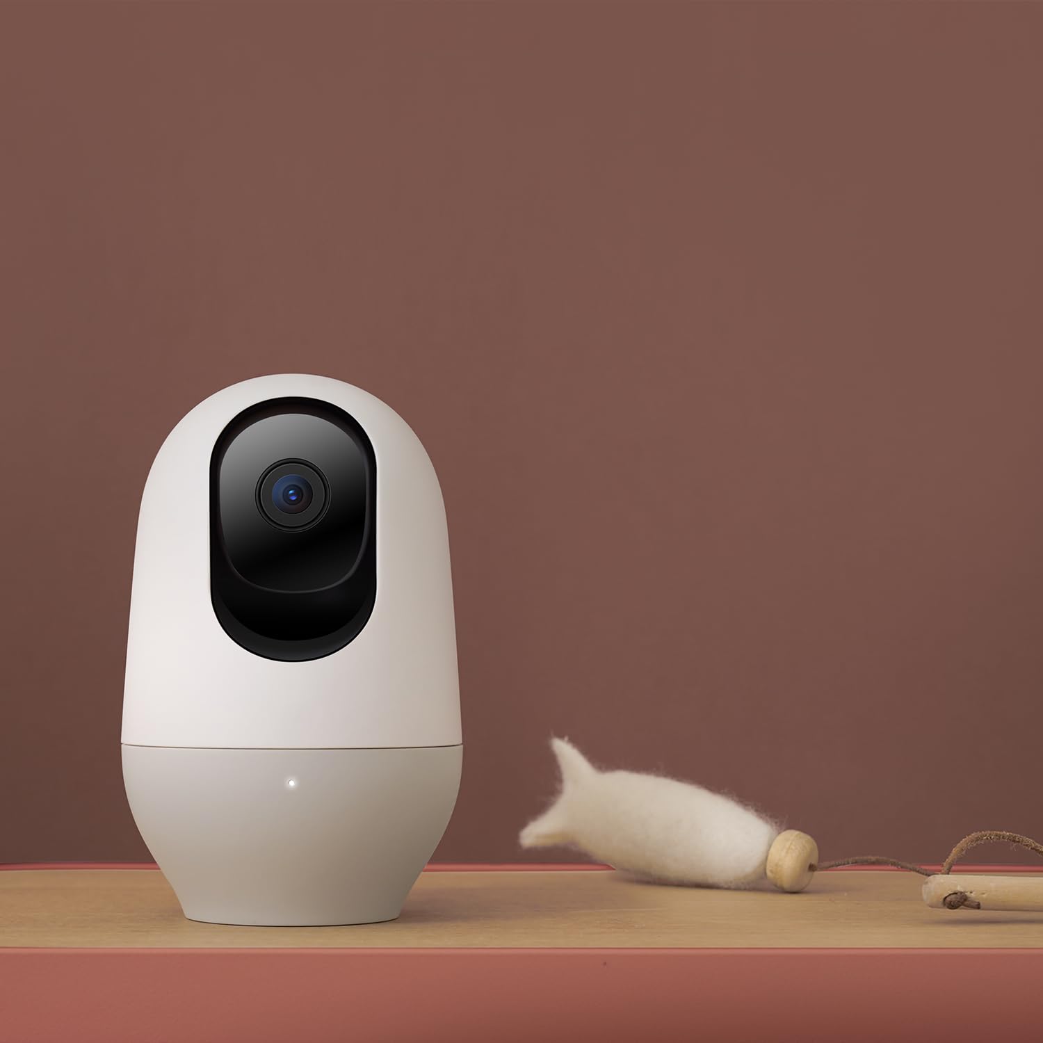 nooie Babyphone mit SD-Karte, Babyphone mit Kamera, 360°-Kamera, WLAN-Babykamera mit Telefon-App, AI-Bewegungsverfolgung und Geräuscherkennung, 1080P-Nachtsicht, Zwei-Wege-Audio