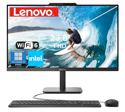 Lenovo 24' FHD All-in-One Desktop Computer, Intel 4-Core Processor (Beats i3-1110G4), 16GB RAM,...