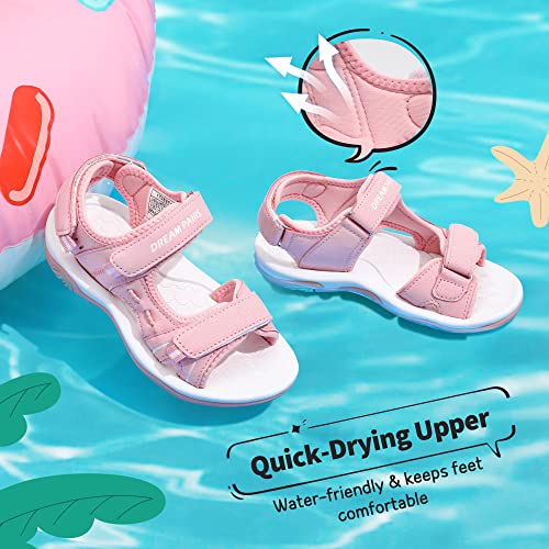 Image of DREAM PAIRS Boys Girls Sandals Kids Athletic Summer Sports Water Shoes for Toddler /Little Kid /Big Kid