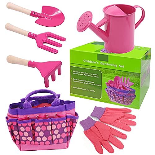 Gartenwerkzeug Kinder, 6er Set Gartengeräte Kinder...