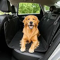 Capa Protetora Impermeável para Banco Traseiro de Carro Tecido Reforçado Antiderrapante Dobrável Universal para Transporte de Pets Cães e Gatos