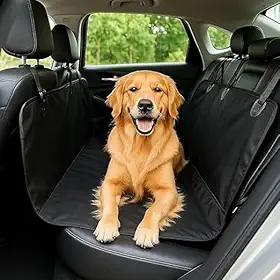 Capa Protetora Impermeável para Banco Traseiro de Carro Tecido Reforçado Antiderrapante Dobrável Universal para Transporte de Pets Cães e Gatos