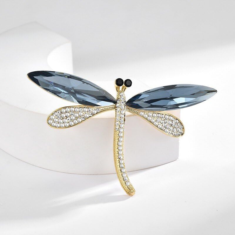 Image of Animal Brooch for Women Rhinestone Brooch Pin 18k Gold Plated Animal Lapel Pin Fashion Jewelry Gift for Mom Wife