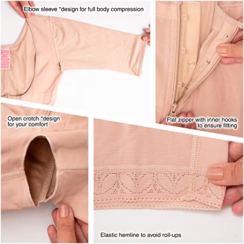 Salome 0525 Compression Garments After Liposuction Fajas Colombianas Post Surgery Beige S #TOP5