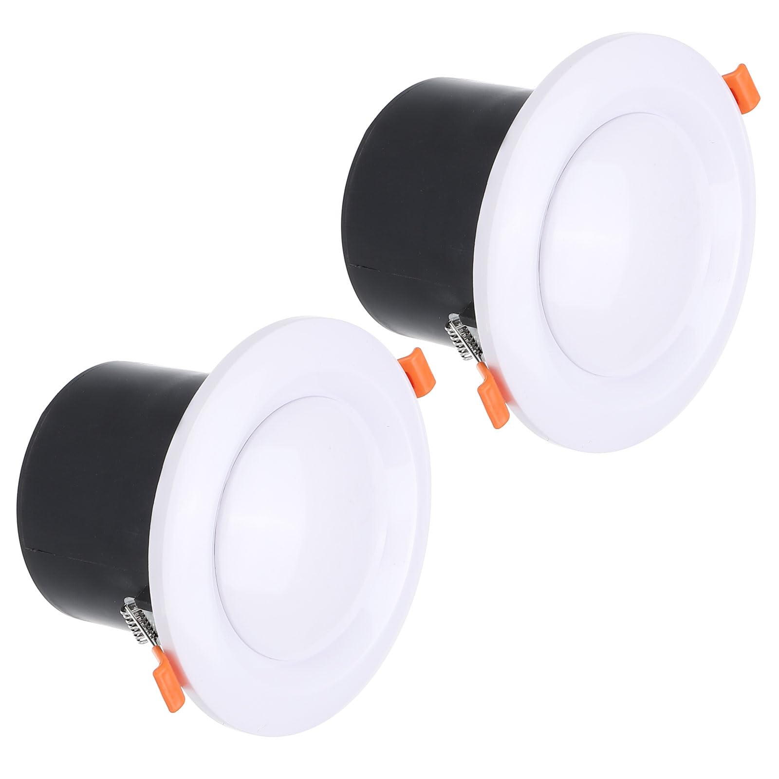 Grille d'aération ronde ABS 10,2 cm blanche réglable ventilation plafond mur PATIKIL