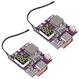 DWEII 2pcs 22.5W Power Bank Bidirectional Fast Charging Mobile Power Module Circuit Board with Digital/Light Type-C USB Suppor PD/QC3.0 2.0（ C and A Port Digital）