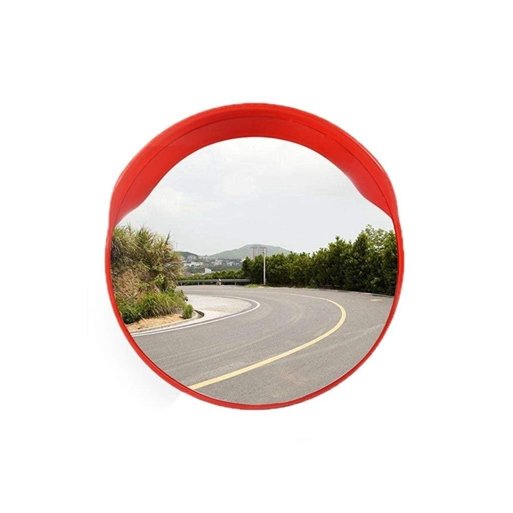 Miroir d'angle incassable 80 cm - Lentille grand angle convexe pour sécurité parking