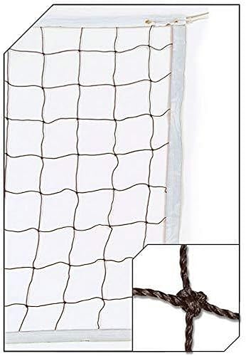 Champro Red de voleibol trenzada (negroblanco, 0.118 in)