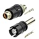 Eightwood AM/FM Antenne Raku RAST II 2 Adapter Raku II Connector Male mit Buchse 2 Typ für Auto Radio Antenne Adapter MEHRWEG