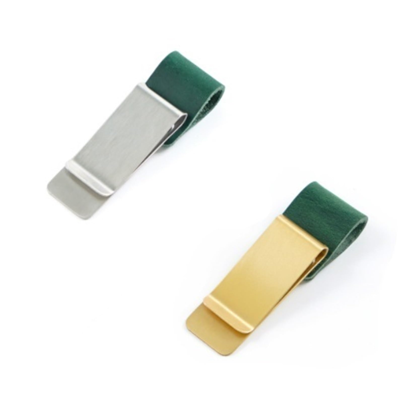 Mlyvax Leather Pen Holder Clip for Traveler Notebook Journals, Brass Bookmark Clips Book Pages Divider for School Stationery(32pcs,Brass)