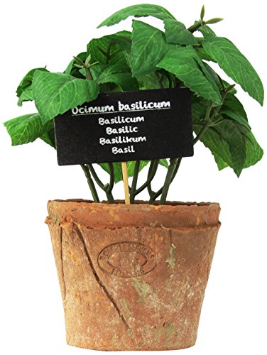 Esschert Design Artificial Herb Plant, Basil, Large