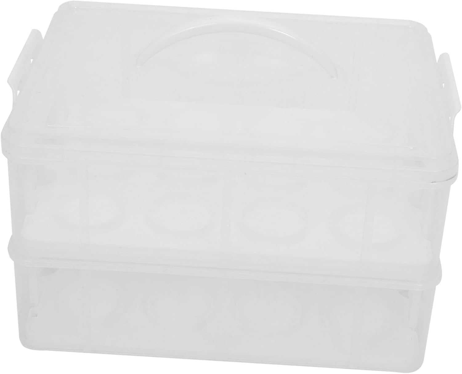 Cake Carrier Box Handle Two Dessert Storage Container for and Cakes Transparent Packaging Case for Easy Transportation and Display