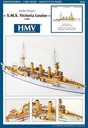Preisvergleich Produktbild HMV 3028 Kartonmodell Großer Kreuzer SMS Victoria Louise